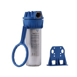 Фильтр ECO Big Blue 1"-10" картридж 10мкм, кронштейн, ключ в комплекте.